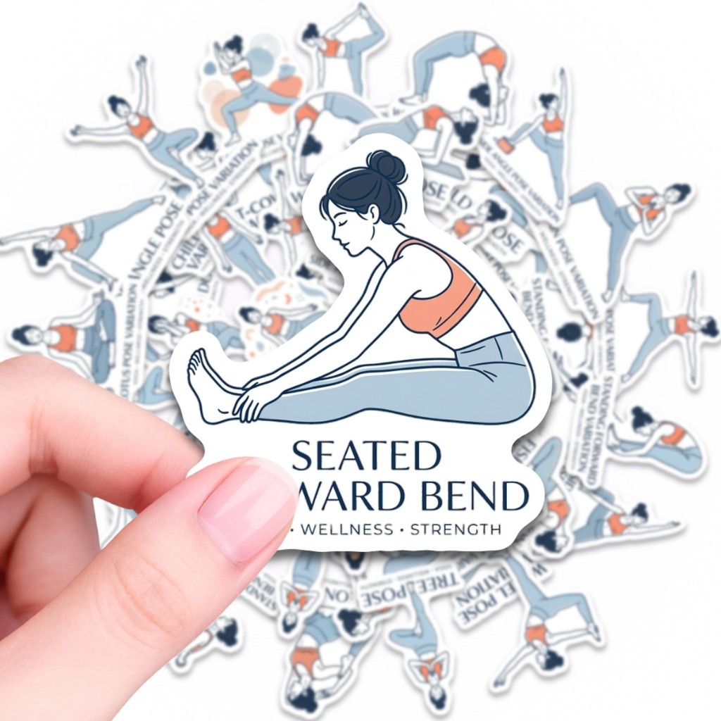 50Pcs Yoga Pose Stickers, Fitn - Yoga Fitness Studio review and price