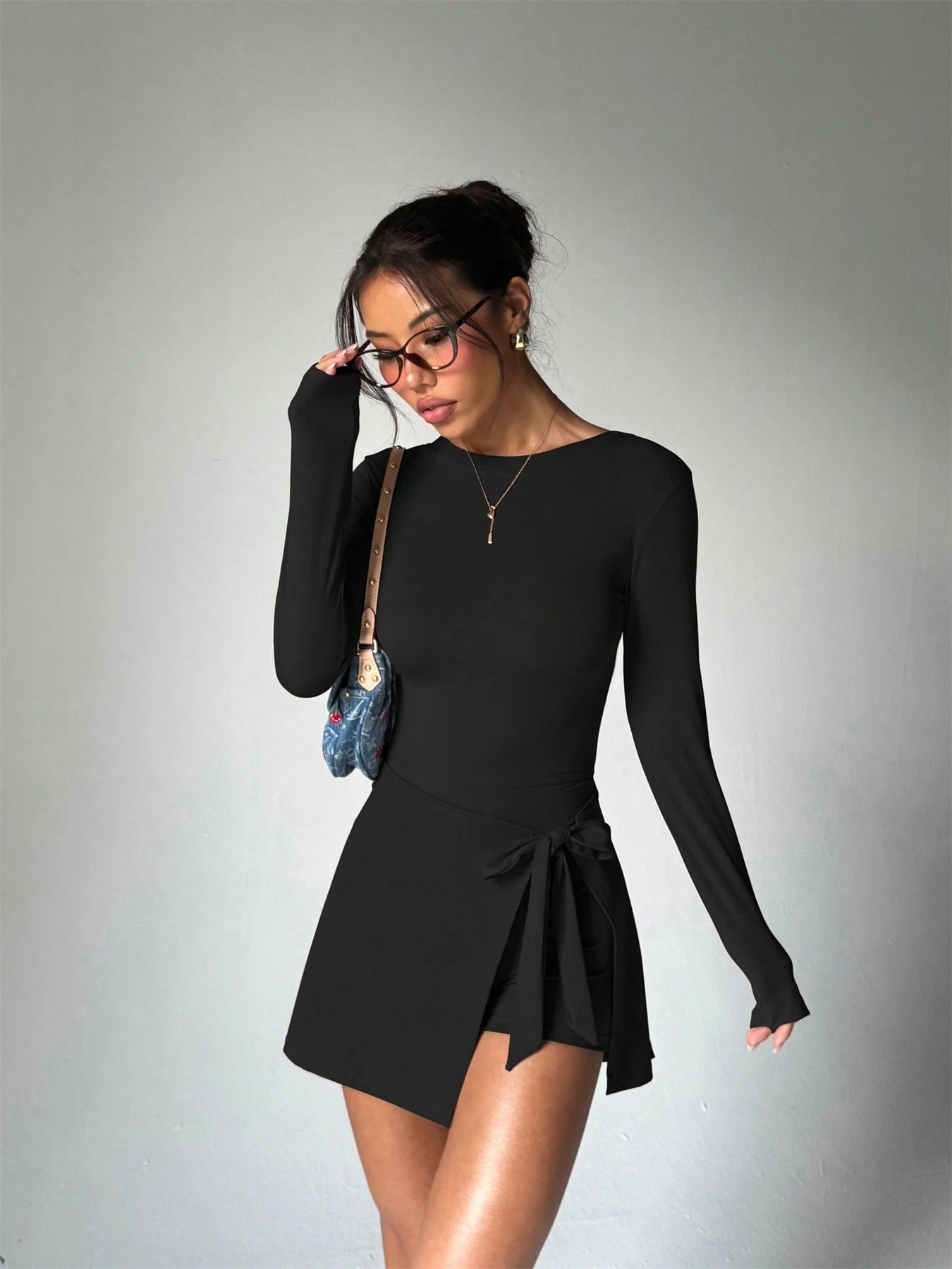 Solid Color Long Sleeved Slim  - Yoga Fitness Outfit review and price