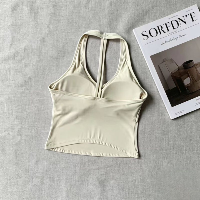 V‑Neck Halter T‑Back Yoga Tank - Yoga Fitness Studio review and price