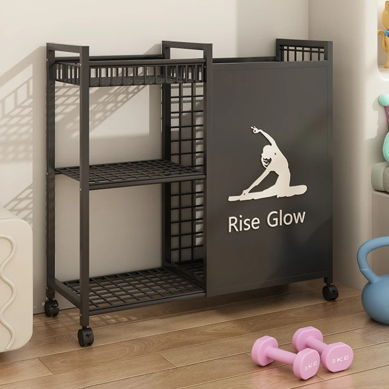 Mobile Fitness Cart with Wheel - Yoga Fitness Studio review and price