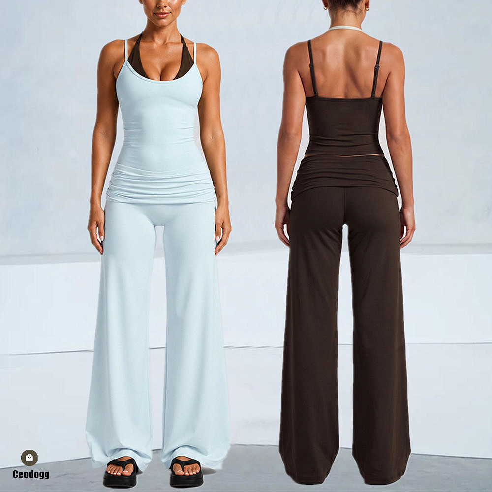 Pad Women Block Dot Halter Dou - Yoga Fitness Tapis review and price