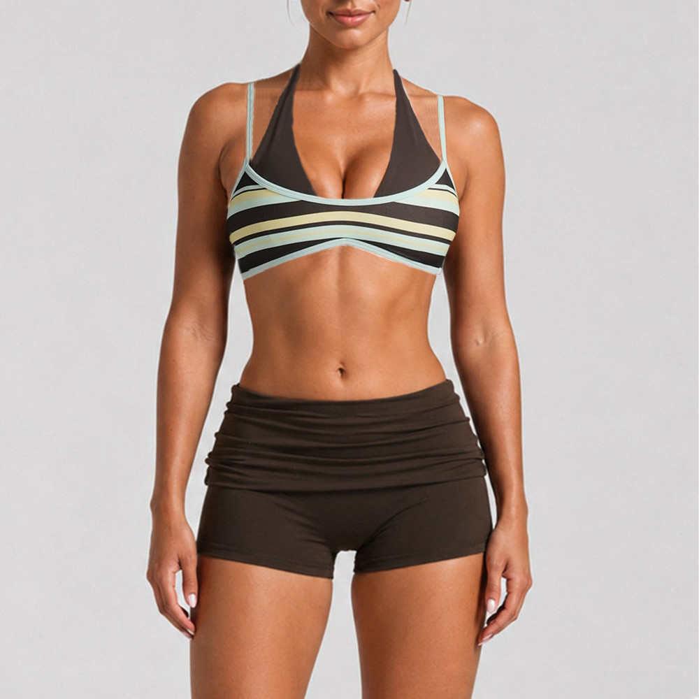 Pad Women Block Dot Halter Dou - Yoga Fitness Tapis review and price